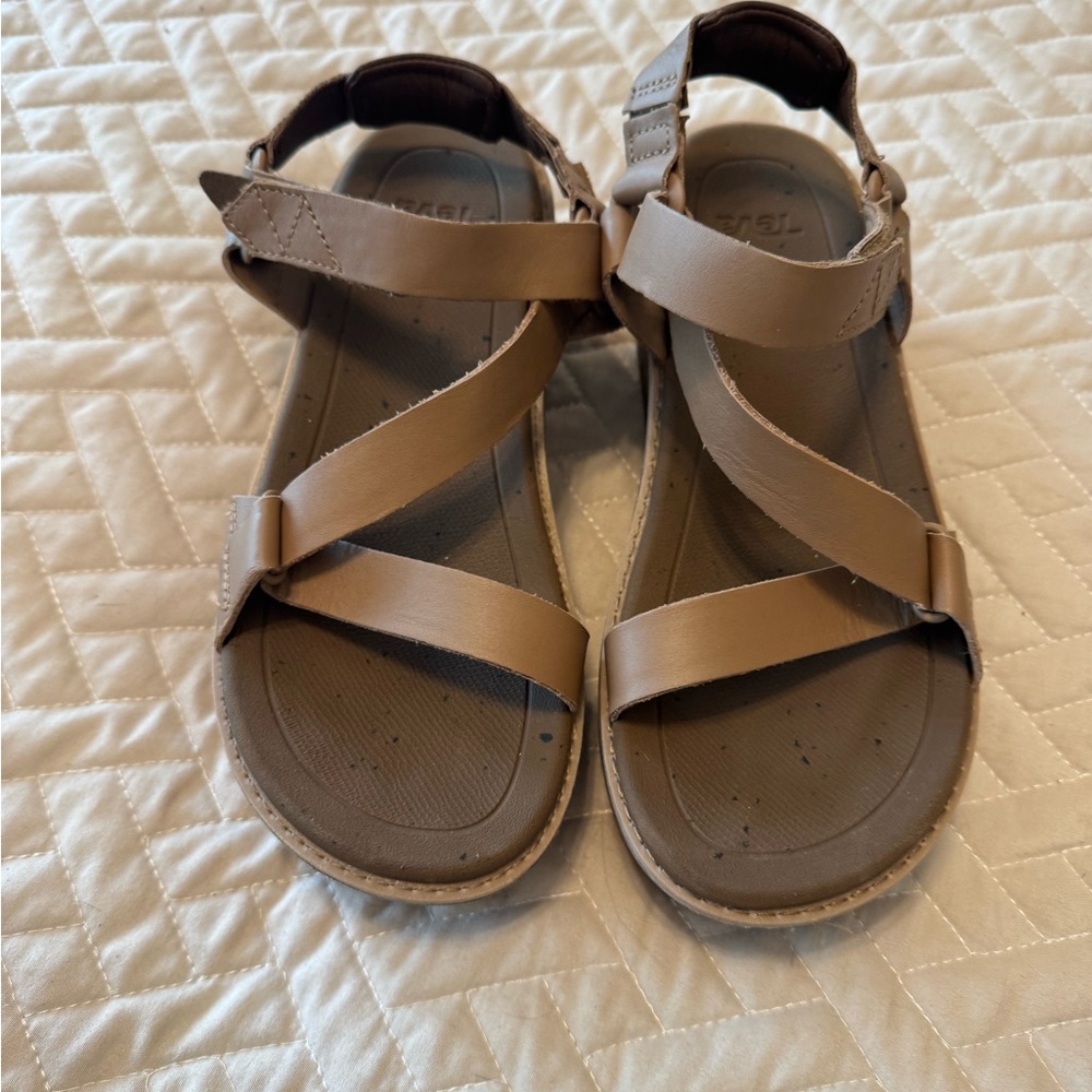 Teva Leather Platform Sandals